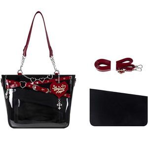 6012 Cute Ita Bag for Pin Display with Insert, Anime Preppy Shoulder Bags